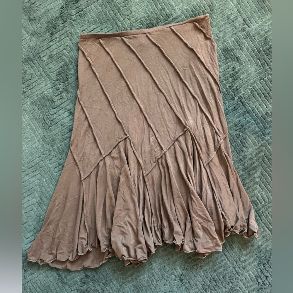 Max Studio - y2k Vintage Midi Skirt - Soft Viscose